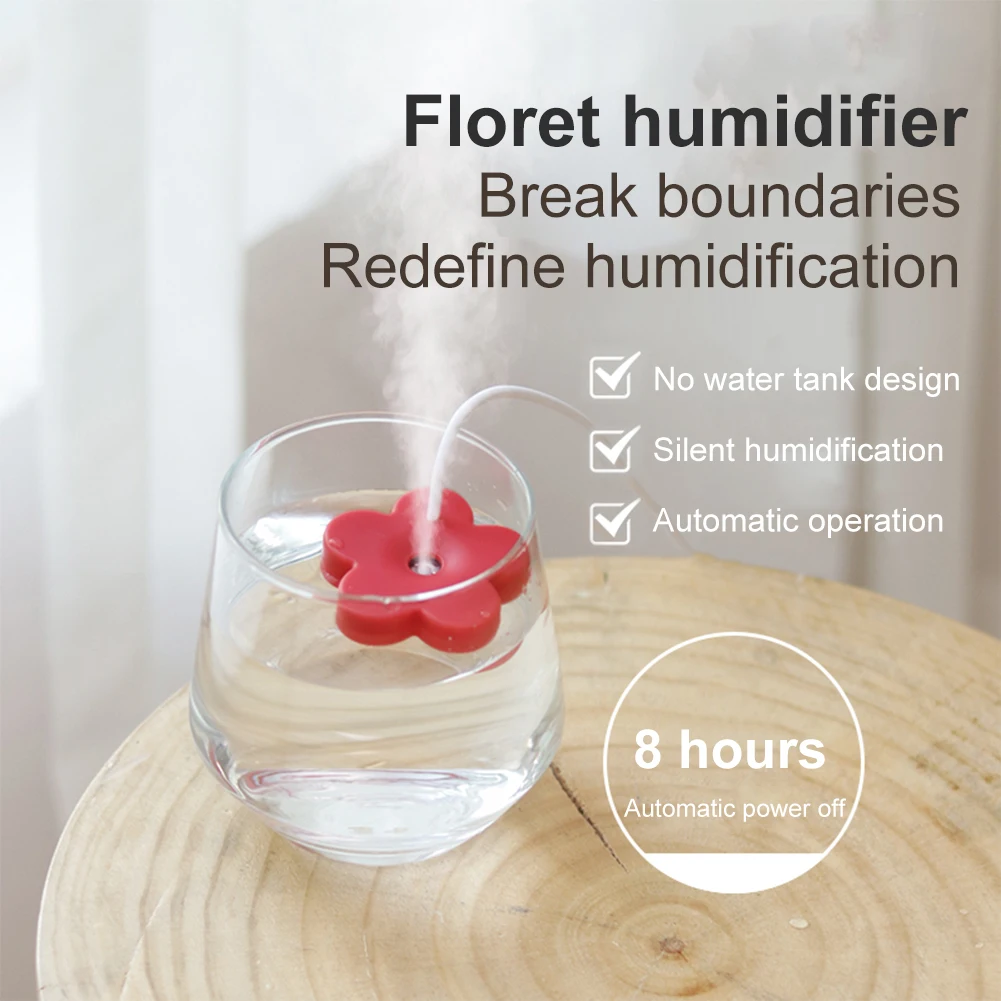 Air Humidifier Portable Car Flower Spray Nano Mist Quiet Household Mini 1-8PCS