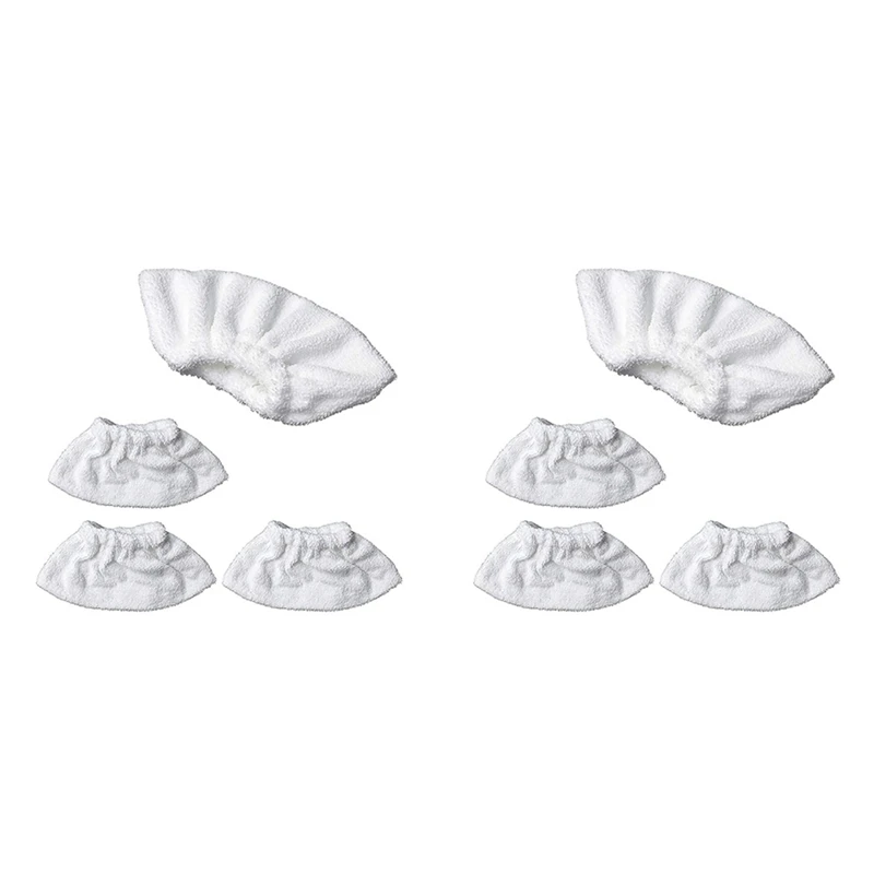 Set Di Copertura In Microfibra Da 8 Pezzi Per Ugello Manuale Karcher Easyfix Steam Cleaner Sc1, Sc2, Sc3, Sc4, Sc5