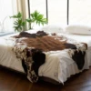 New Large Size Soft Faux Fur Leather Cow Carpet for Home Living Room Decor Imitation Animals Skin Area Rugs 1