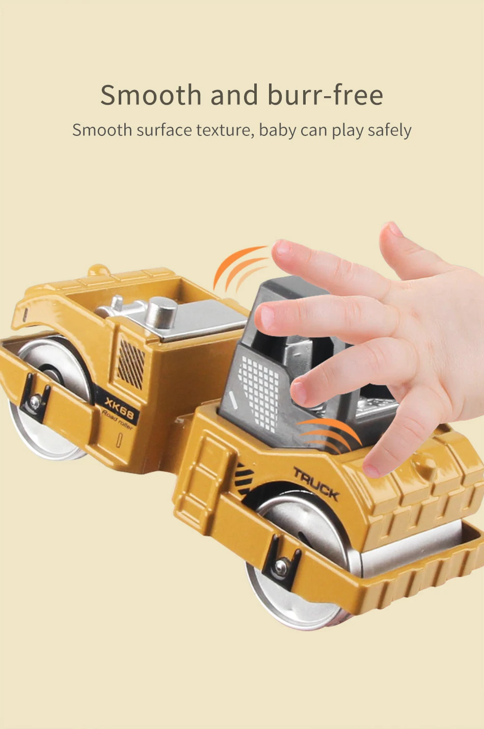 6 teile/satz Legierung Engineering Lkw Lader Traktor Bagger Klassische Bau Modell Fahrzeug Spielzeug Pädagogisches Spielzeug für Kind Geschenke – Detail 6