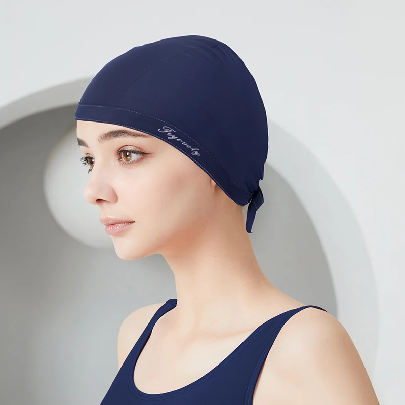 Women Ladies Fashion Stylish Ear Protection Comfortable Swimming Cap Hats Accessories Waterproof Fishtail 2