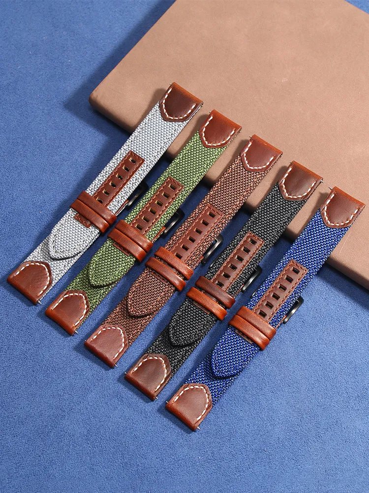 Retro Nylon Watch with 22/24mm Male Band - Perfect