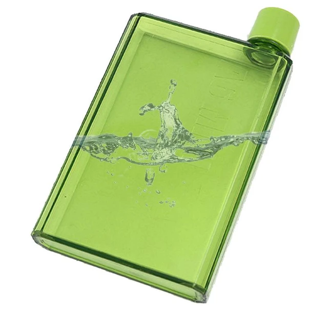 Bouteille d'Eau Plate en Papier Plastique A5, Portable