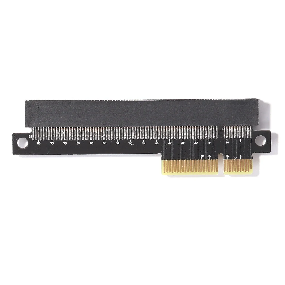 PCIE 4X to 16X Riser Card Expansion Steering Adapter PCI Express Riser Card x4 to x16 Video Graphics Adapter Converter
