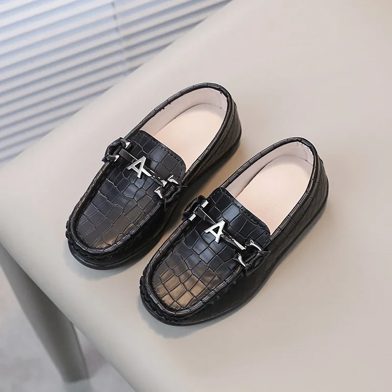 Spring New Children's Shoes Korean Style Boys Casual Shoes One Step Rubber Single Small White