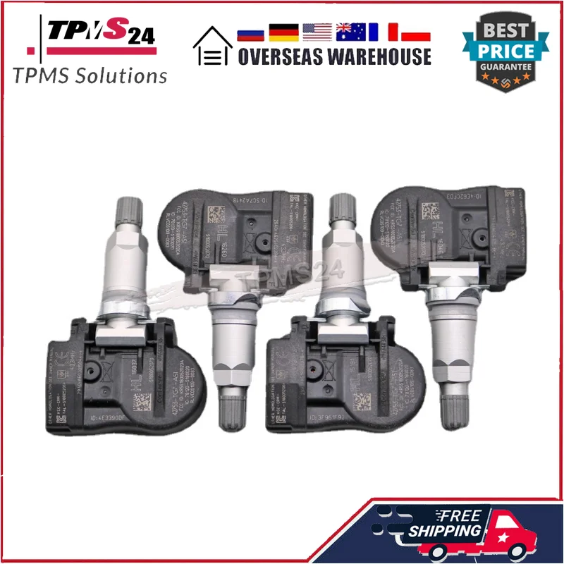 2015 2016 2017 ȥ Ϸ TPMS , Ÿ̾  , 42753-TG7-A51, 42753-T6N-A01, 433MHz, 4 