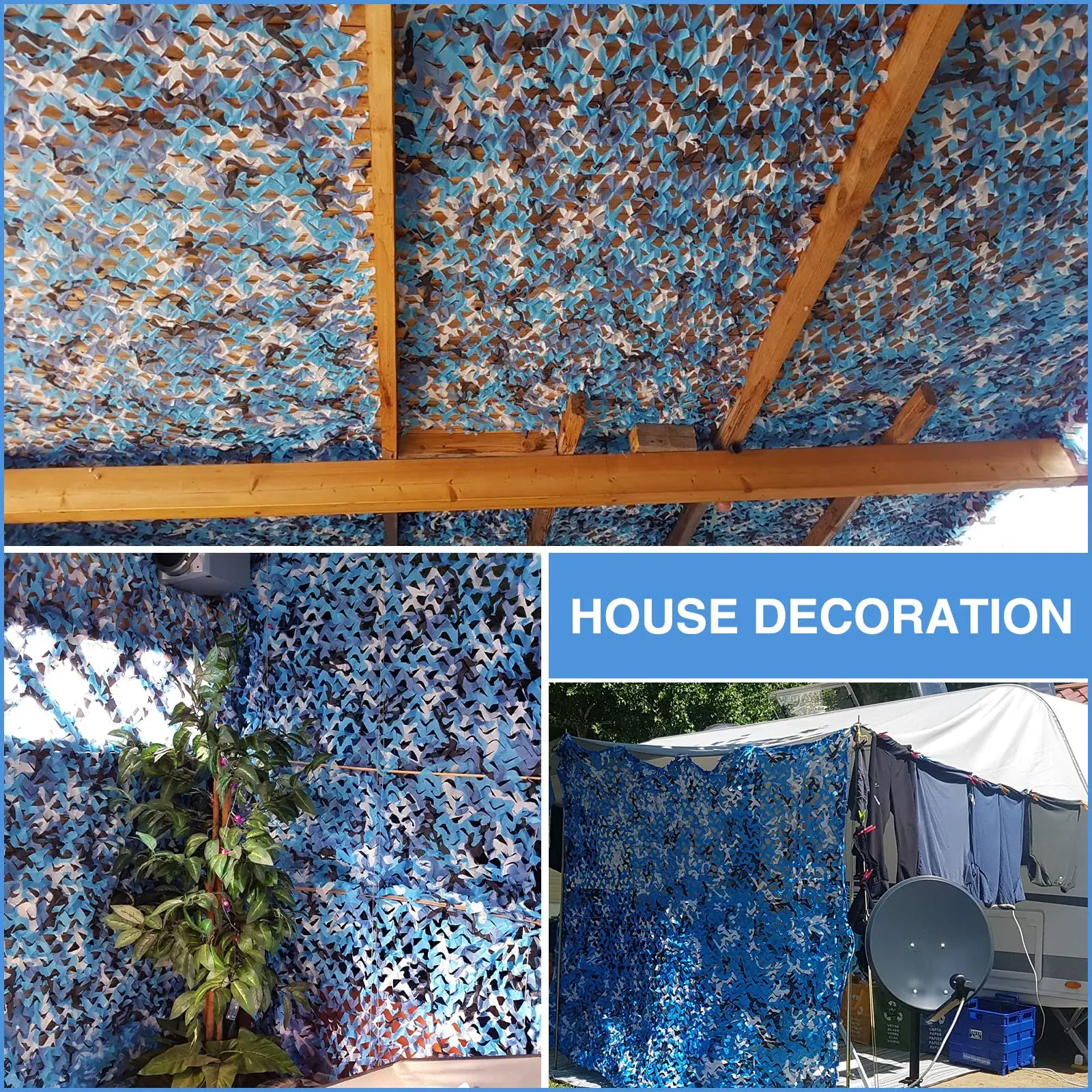 Camouflage Net 16 Sizes Hunting Concealed Sunshade Car Cover Marine Awning Shade Mesh Multi-function