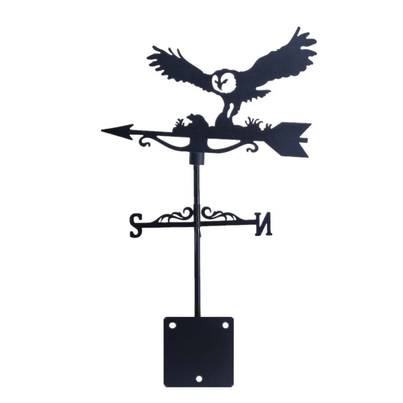 

Metal Weather Vane Decorative Wind Direction Indicator Garden Weathervane Classic Roof Weather Vane With Mounting Bracket