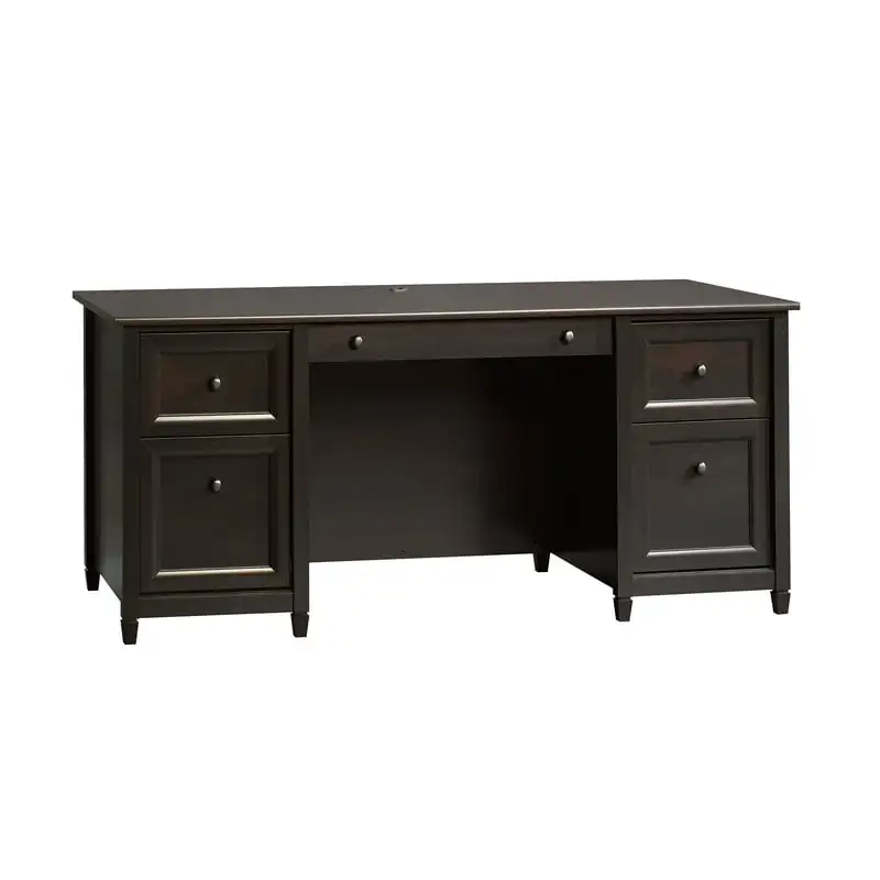 

Edge Water Executive Desk, Estate Black Finish L shape office desk with drawers White l shape office desk with drawers L shape