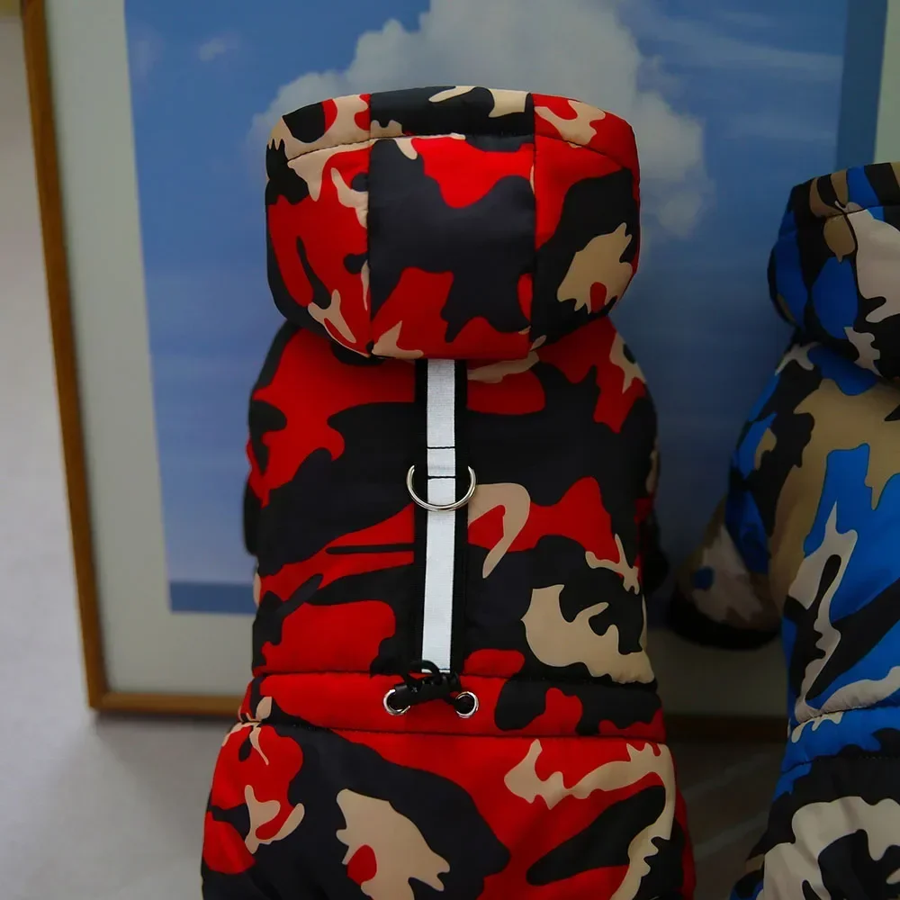 Winter Warm Pet Dog Clothes Waterproof Thick Puppy Jacket Windproof Small Dog Clothing French Bulldog Cotton Coat for Chihuahua Pet Costumes Dog Jacket