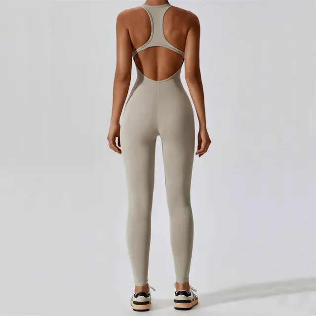 Yoga Jumpsuit Fitness Sports Overalls Gym Clothing Set Yoga Wear Pilates Workout Clothes for Women Outfit push-up Activewear 4