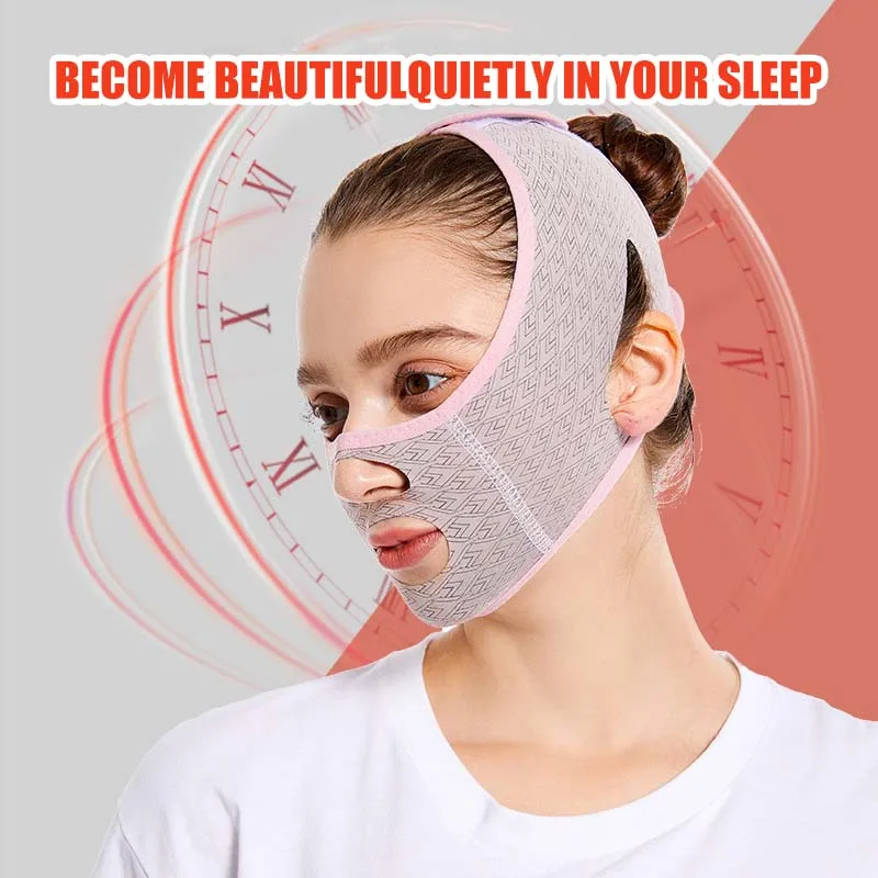 Anti Wrinkle V-face Shaper Face-lift Mask Sleep Bandage Full Face Sleeping  Mask