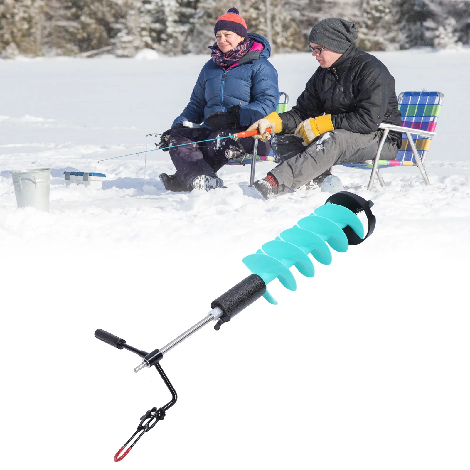 Helix 6and 8inch Electric Ice Fishing Auger Ice Auger For