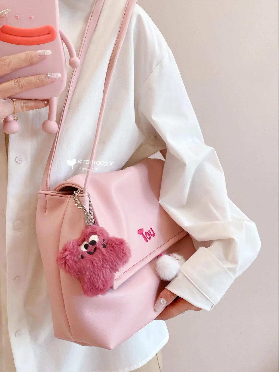 Miyagawa Female 2023 New Fashion Tote Bag Versatile Large Capacity Commuter Leisure Women's Bag Korean Underarm Bag 5