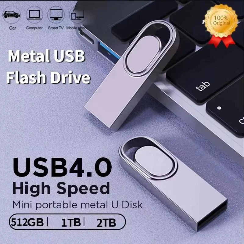 High-Speed Waterproof Metal USB Flash Drive – Portable Storage Solution