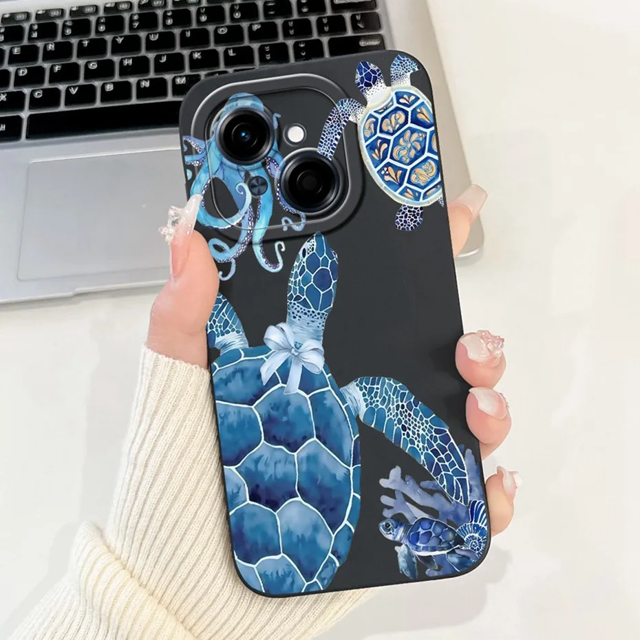 Cute Cartoon Soft Silicone Shockproof Phone Case with Bumpers