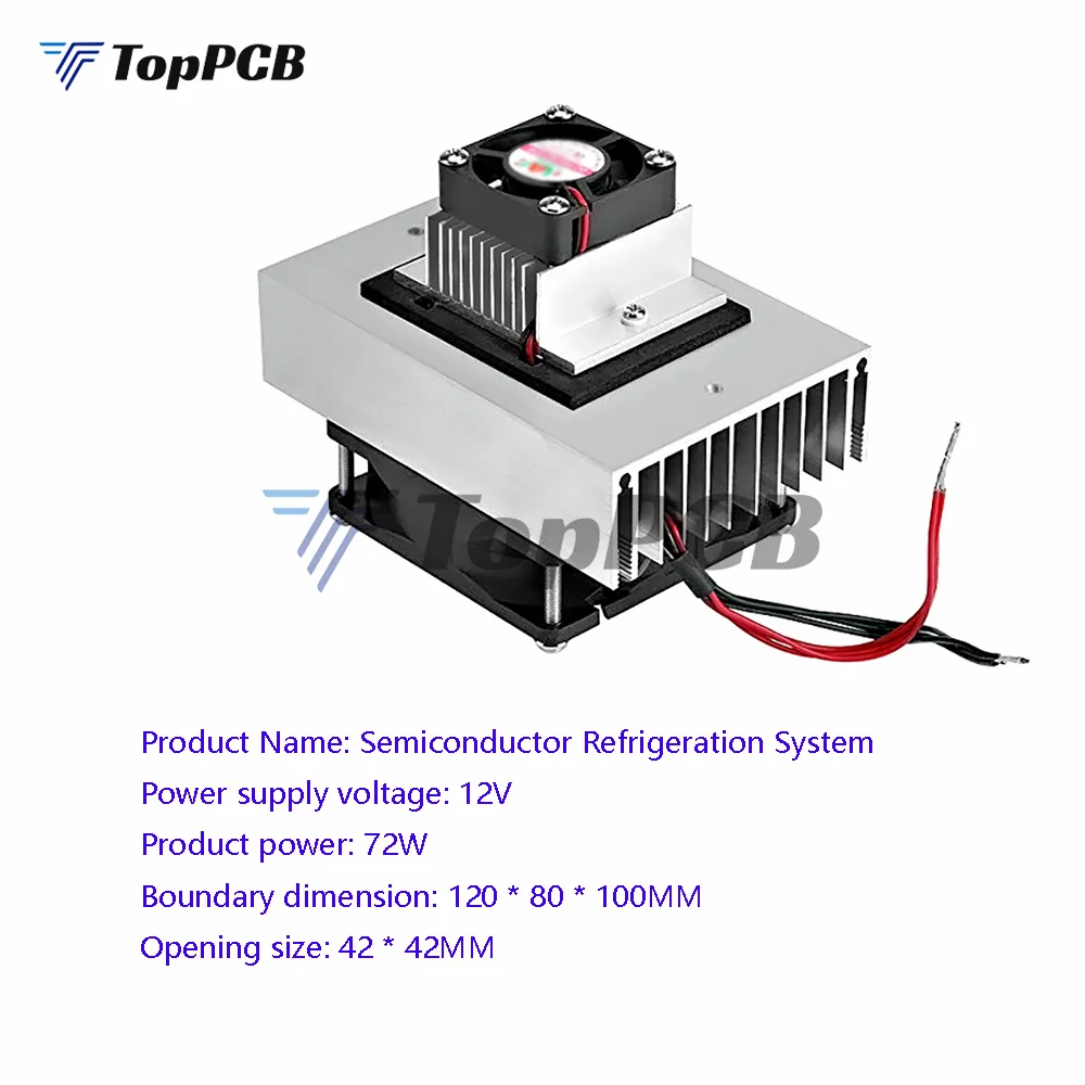 Refrigerazione A Semiconduttore 12 Volt Peltier Dispositivo Di Raffreddamento Elettronico Attrezzatura Di Raffreddamento Raffreddamento Frigorifero Co