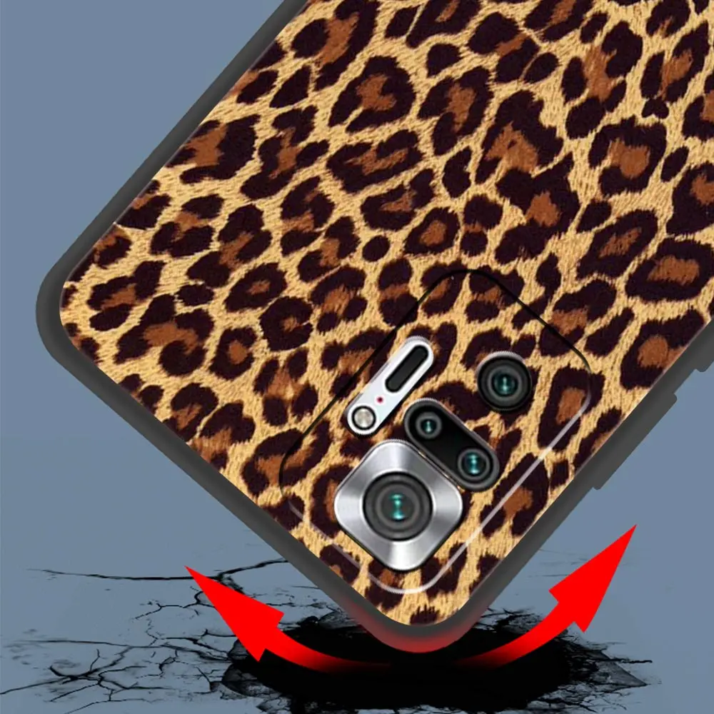 Tiger Leopard Print Floral Phone Case Cover