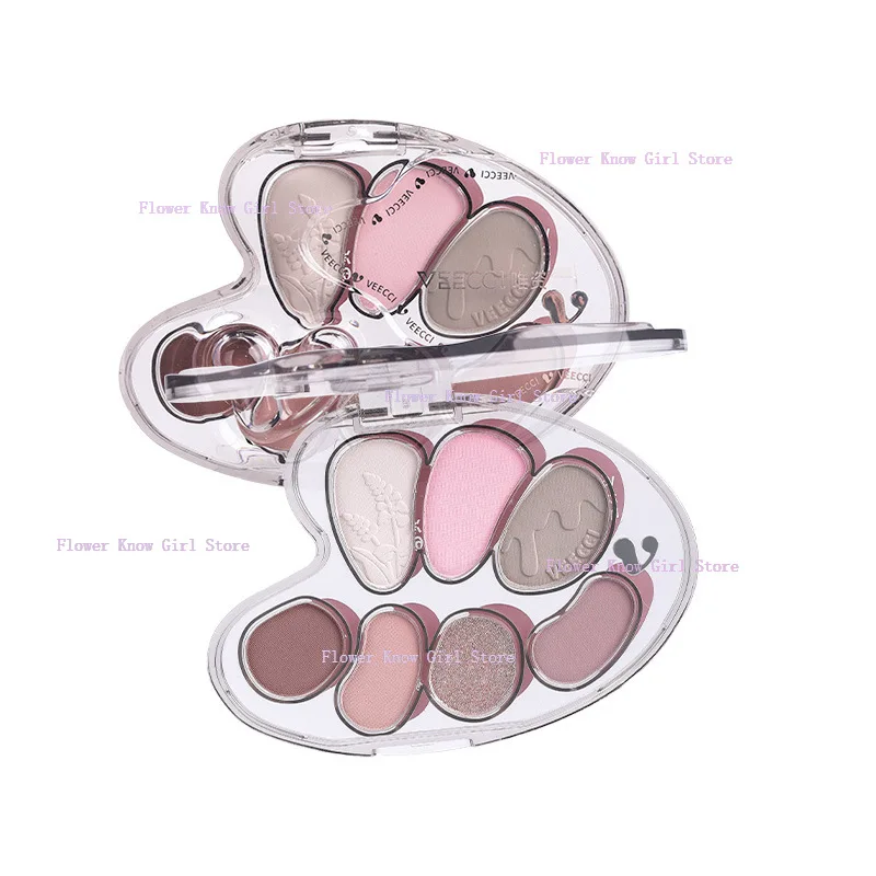 VEECCI artist 7-color eyeshadow palette blush highlight repair multi-purpose palette cosmetics