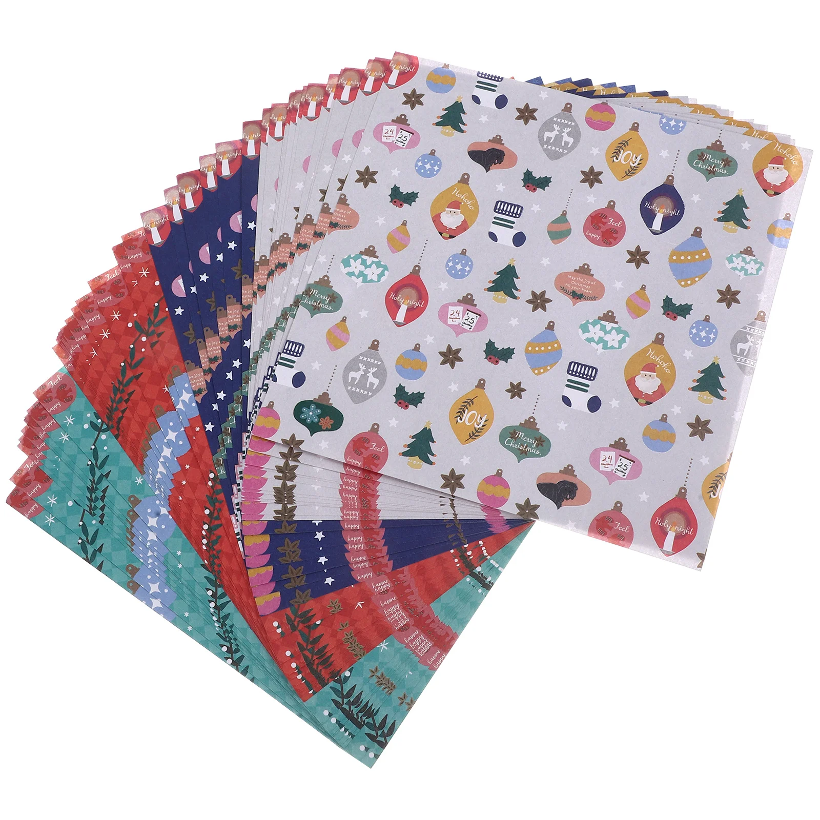 

60 Pcs Christmas Goodie Bag Stuffers DIY Paper Colored Gift Colorful Child Folding
