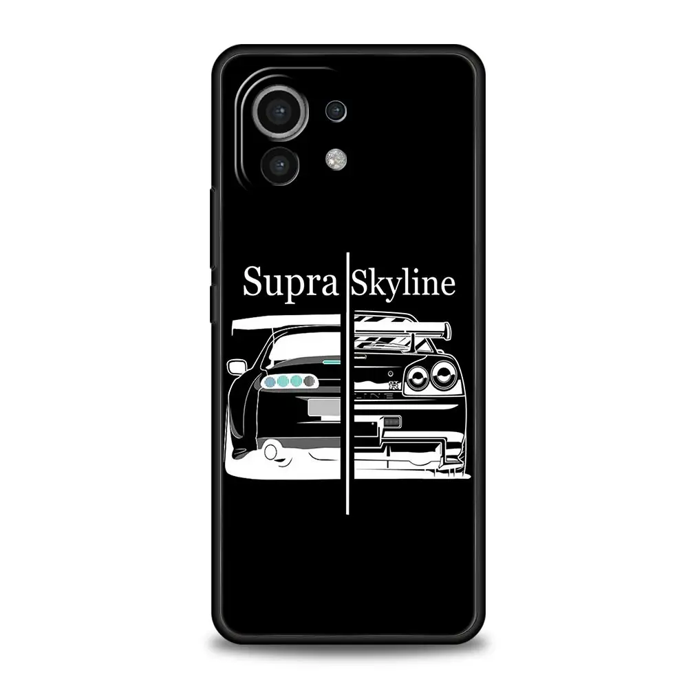 JDM Sports Cars Comic Soft TPU Phone Case Cover