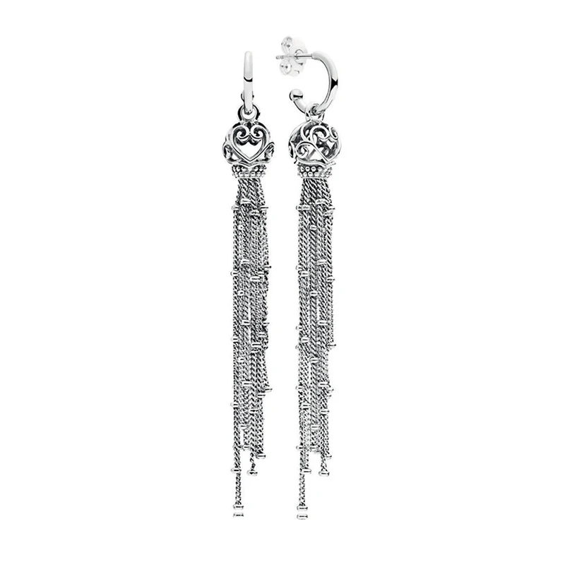 

Женские серьги-подвески из серебра 925 пробы