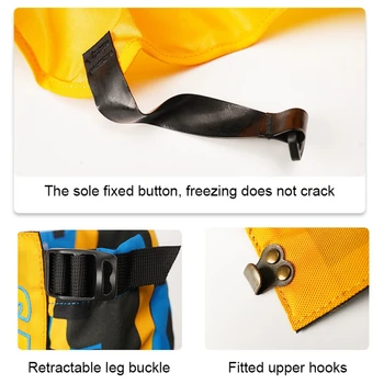 1 Pair Waterproof Outdoor Ski Gaiters For Kids Hiking Snow Cycling Climbing Hunting Legging Gaiters Winter Leg Ankle Warmmers 4