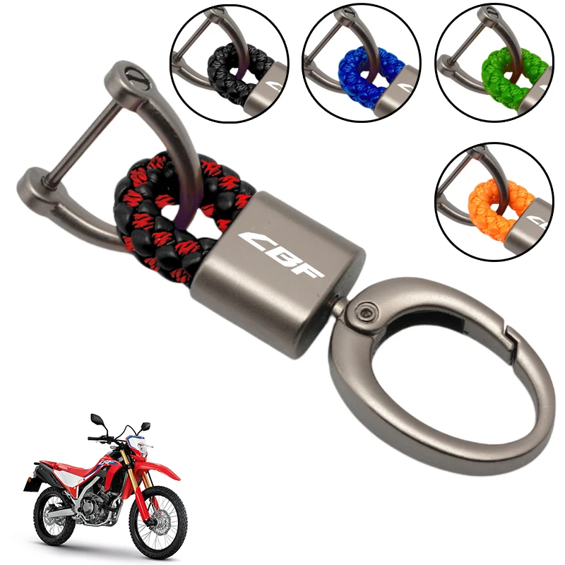 

Braided Rope Keychain For HONDA CRF300L CRF250L CRF230 450L CRF250F 250 450 R/X 150 300L Hot Deal Fashion Motorcycle Accessories