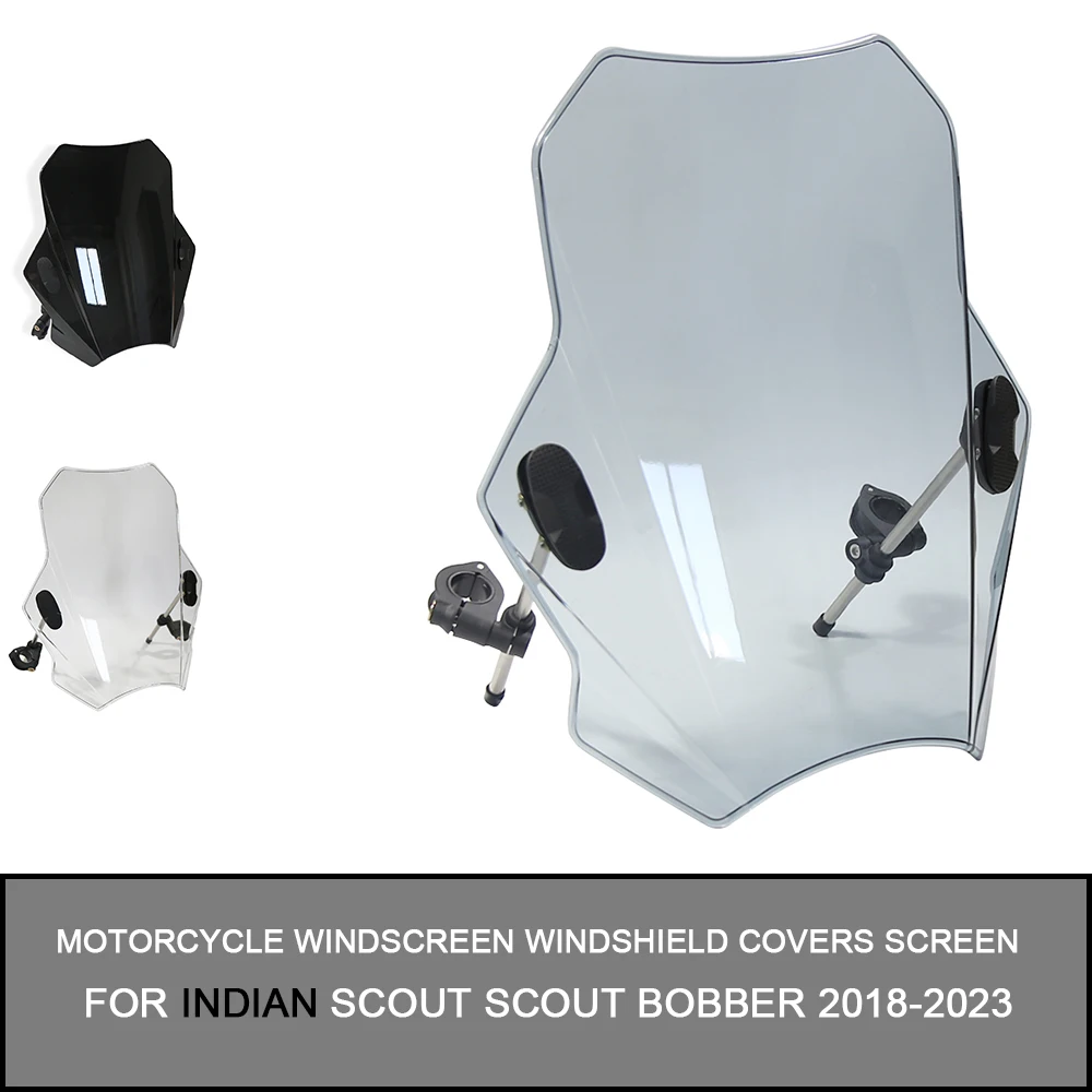 thumbnail image 2 of Windshield Indian Scout Bobber Wind Deflector LOW WIND 2 of 14