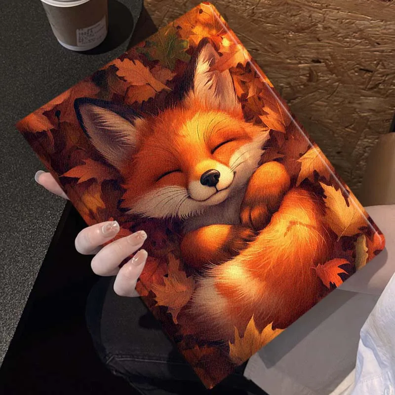 Charming Fox Design Tablet Case with Creative Pattern