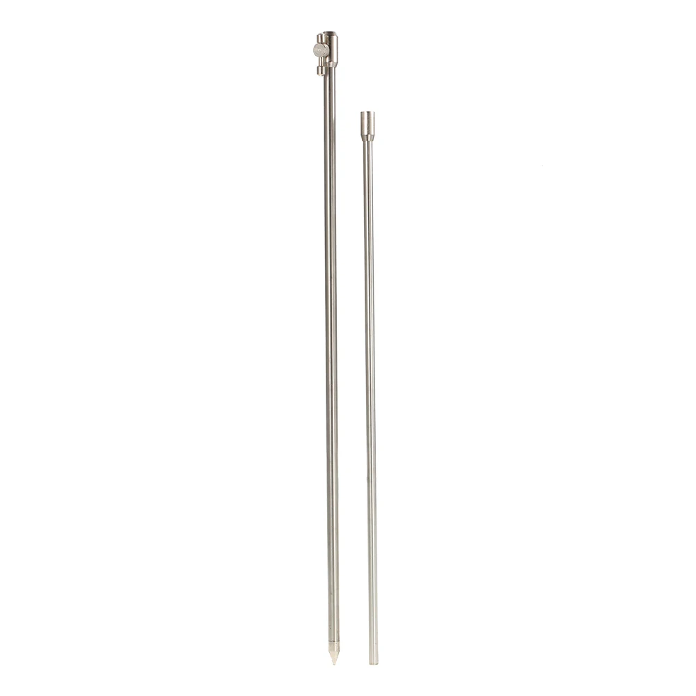 Tige de berge télescopique inox 55-100cm pour détecteur de touche carp fishing réglable et robuste