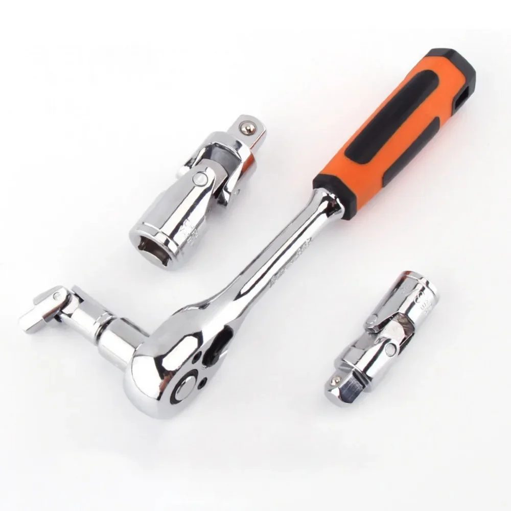 Universal Joint Assembly for Auto Repair, Ratchet Socket, Wrench Adapter, Extension Bar Adapter, Auto Repair Tools Accessories