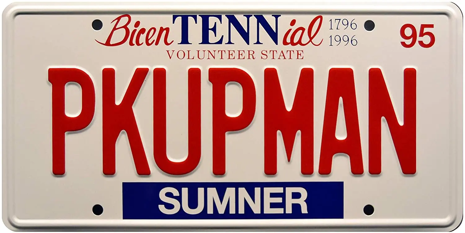 

Celebrity Machines Joe Diffie | Pickup Man | Metal Stamped License Plate