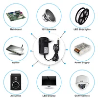 อะแดปเตอร์ DC12V หม้อแปลงไฟ 1A 2A 3A 5A 6A 8A 10A AC100V-240V ตัวแปลงไฟ ชาร์จไฟ สำหรับไฟ LED Strip และกล้องวงจรปิด 6