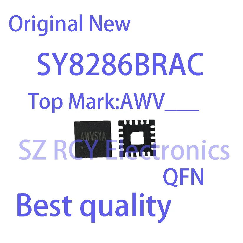 

(2-10 шт.) Новый SY8286BRAC SY8286B топовая маркировка AWVXXX AWV QFN IC чип электронный