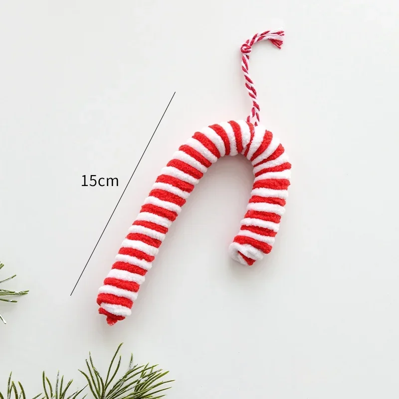 TOBILE Kerstversiering Kerst Hanger Galvaniseren Snoep Xmas Bal Kerstboom Ornamenten Home Decor Gift-Rood Snoep C