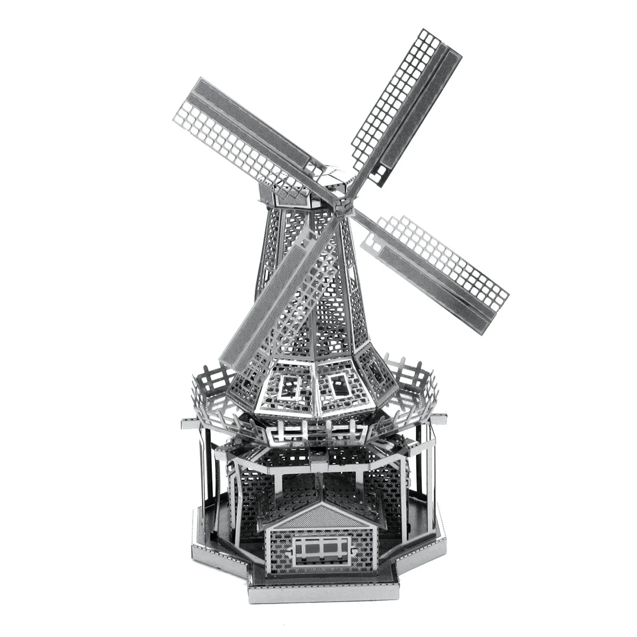 

Dutch Windmill 3d puzzles for kids Metal Assembly Kit Handmade All Metal DIY Building Assemble Model Three-dimensional Puzzle