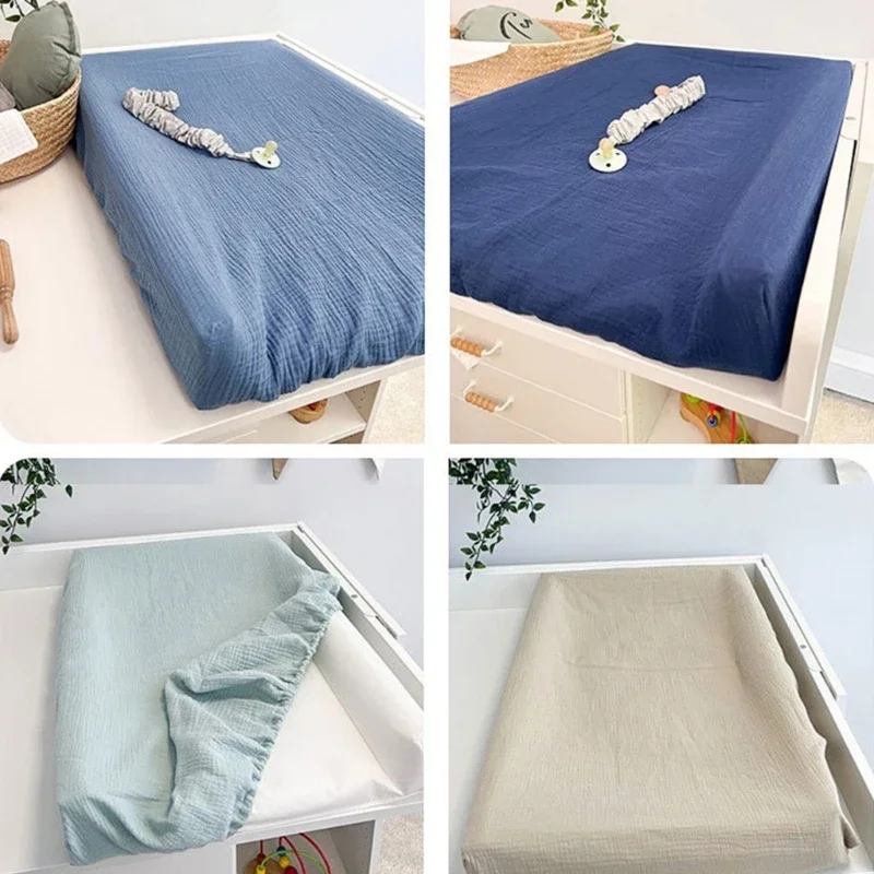 Diaper Change Table Sheets Breathable Cover Changing Pad Cover for Toddlers Newborns Soft Cotton Changing Pad Sheets