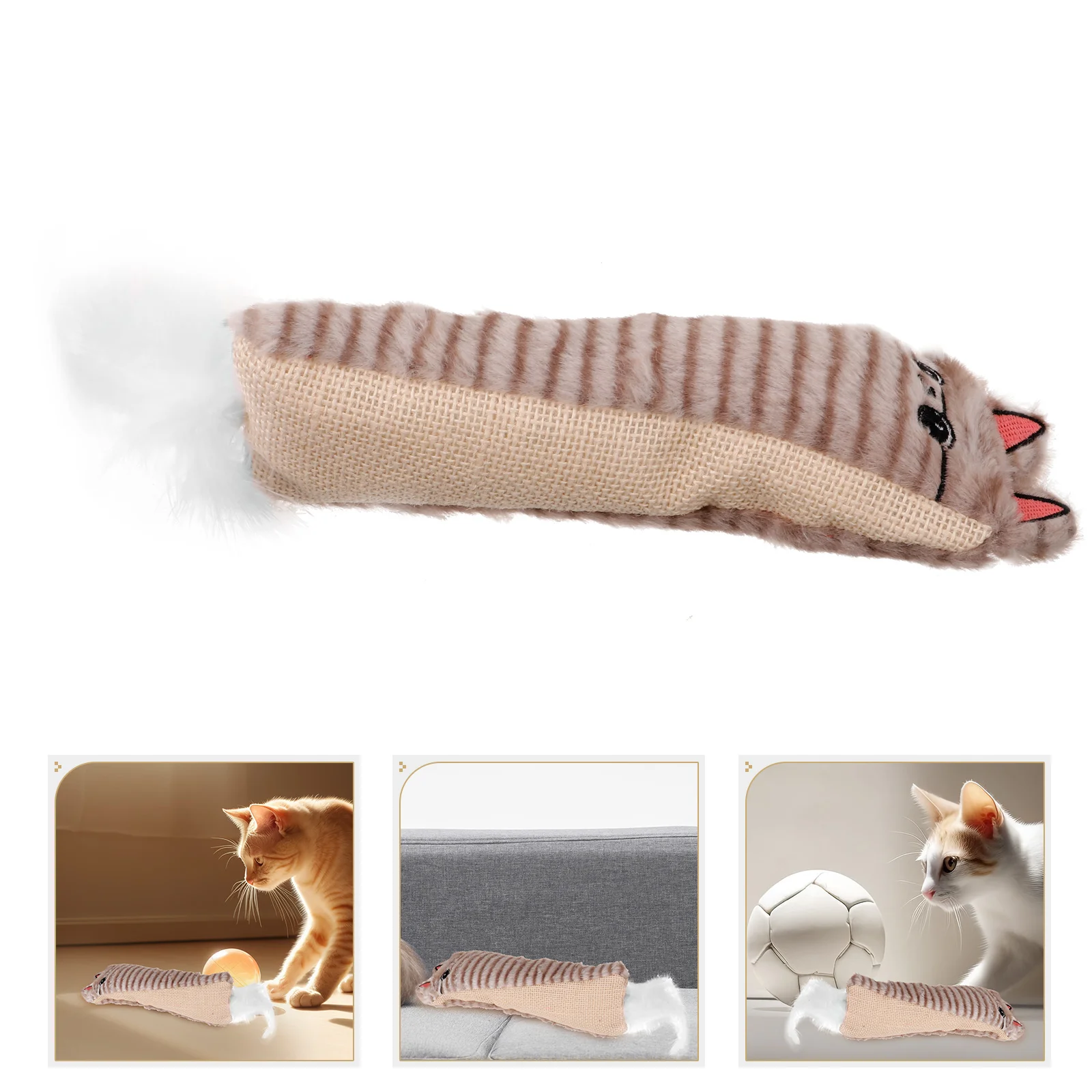

Catnip Toy Interactive Catnip Cat Chewing Plaything Bite Resistant Chew Toy for Indoor Cat