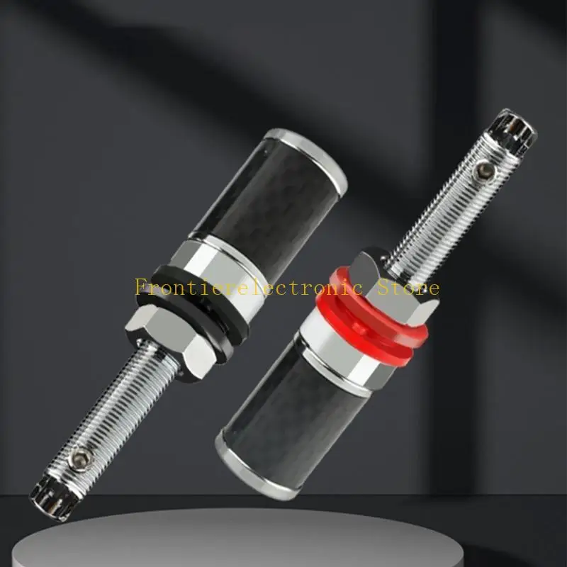 G8DB 팩 2pcs 바나나 플러그 소켓 커넥터 스피커 바인딩 포스트 앰프 로듐 도금 롱 타입 HIFI 스피커 터미널