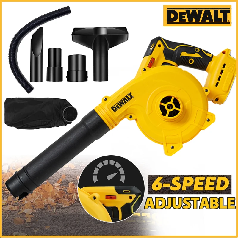 

Dewalt Cordless Electric Air Blower 2 In 1 Blowing & Suction Handheld Leaf Computer Dust Collector For Dewalt 20V Battery