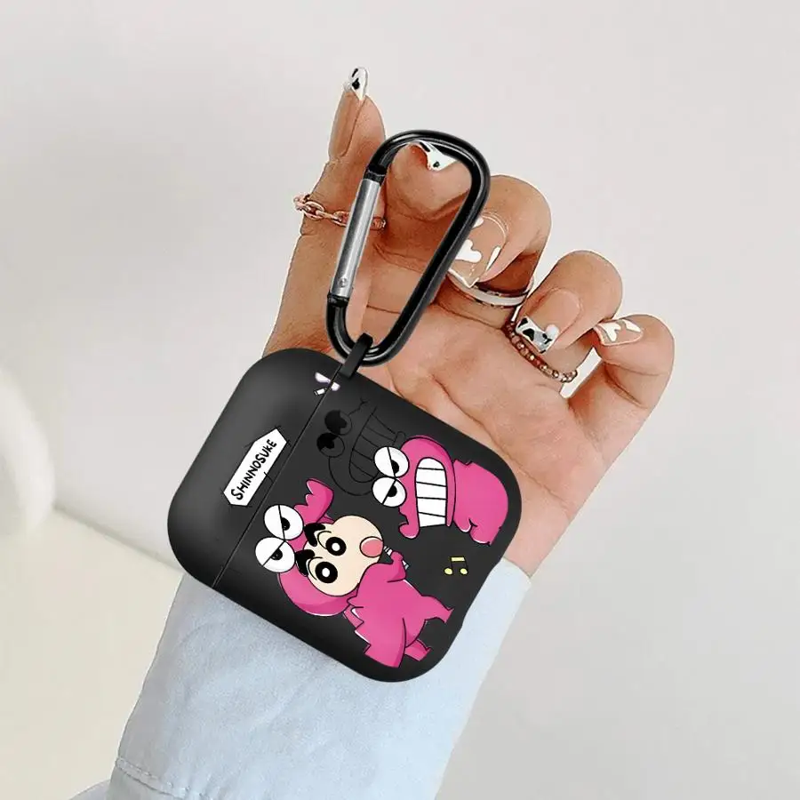Adorable Shinchan Crayon Earphone Case Cover