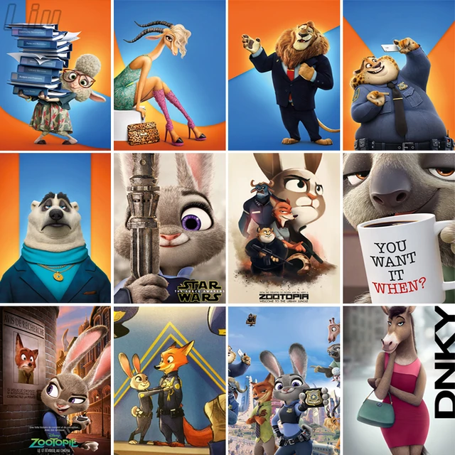 Diamond Painting Zootopia, Full Image - Painting