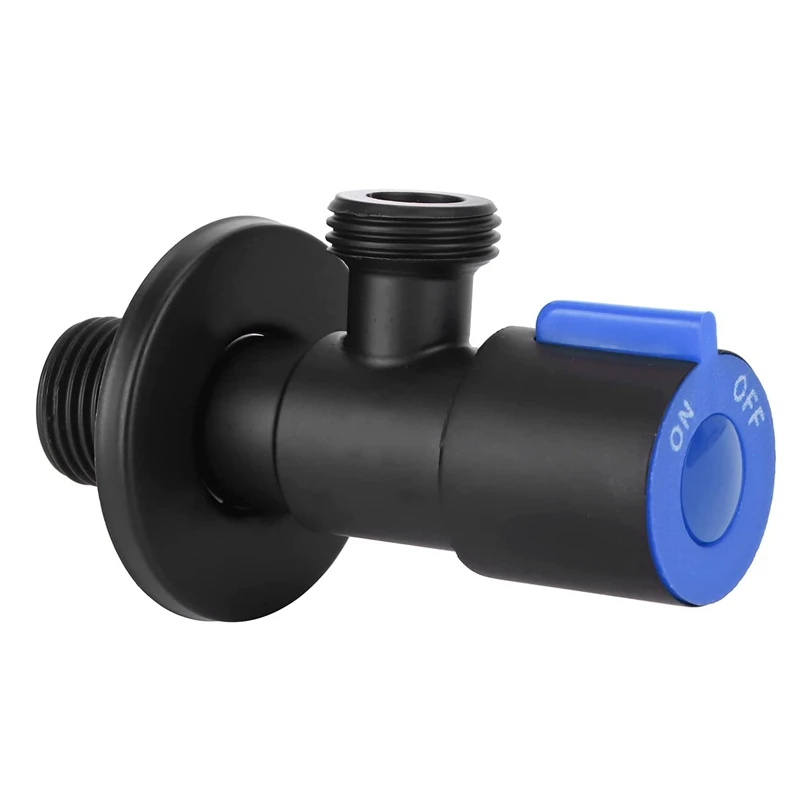 

G1 / 2 Triple-Cornered Valve Cold Water Valve With Switch ON/OFF Logo Suitable For Kitchen And Bathroom