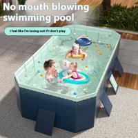 Piscine gonflable sans Installation, piscine de jeu d'eau, épaisse, résistante à l'usure, pliable, grande piscine extérieure 1