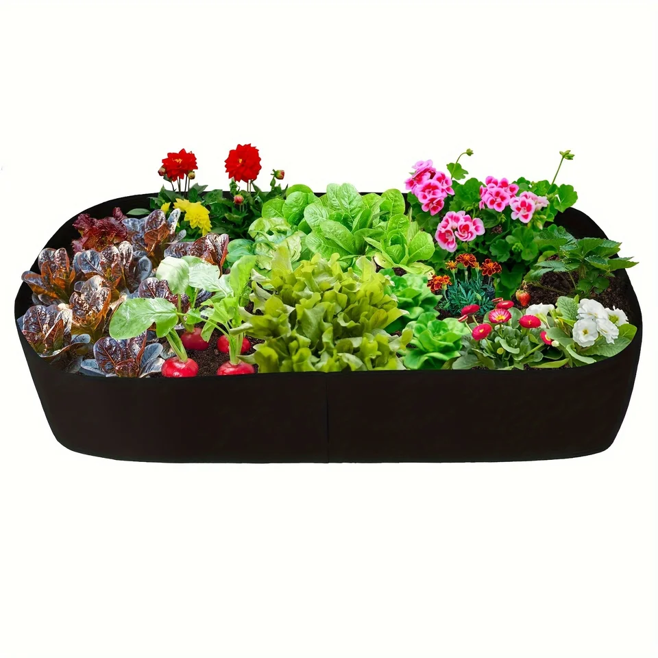 Breathable Fabric Elevated Garden Bed Planter