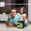 Electronic Piggy Bank Automatic Mini Safe Coins Cash Saving Money Box Password Counter Code Key Lock Coin Bank ATM Child Gift 2