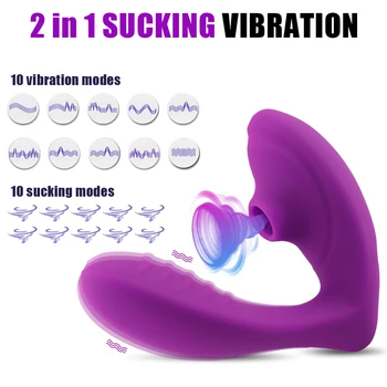 Vagina Sucking Vibrator 10 Speeds Vibrating Sucker Oral Sex Suction Clitoris Stimulator Erotic Sex Toy for Women Sexual Wellness 4