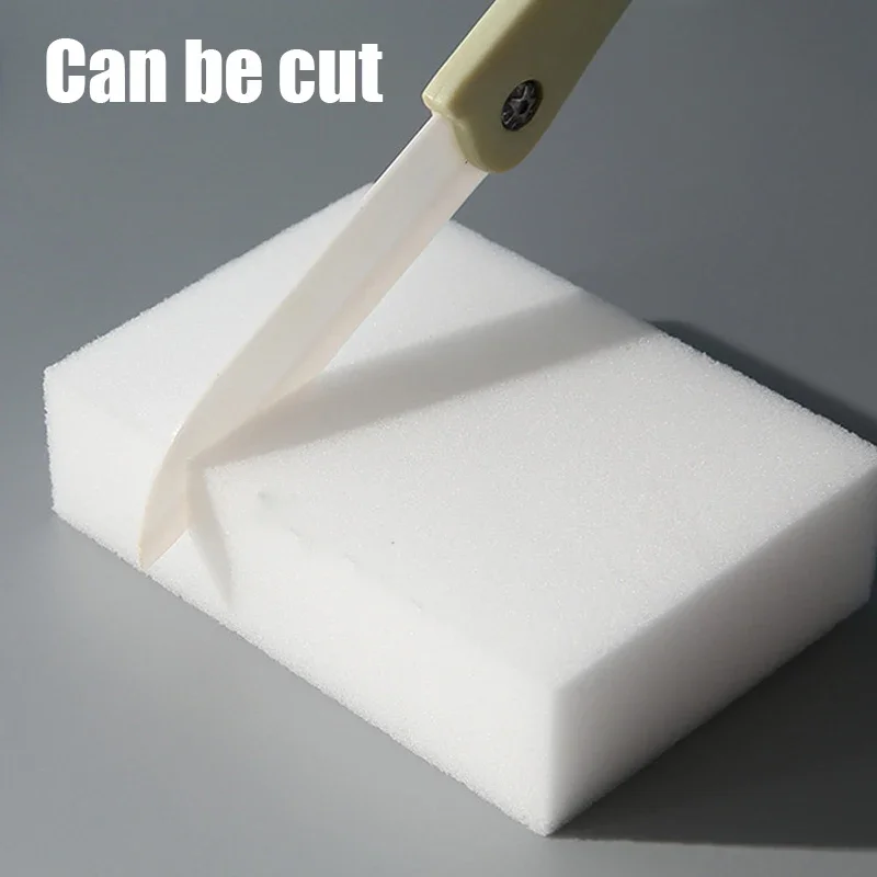 10PCS Magic Sponge Eraser Melamine Foam Cleaner for Car Detailing Kitchen Bathroom Office Stains Removal Cleaning Tool