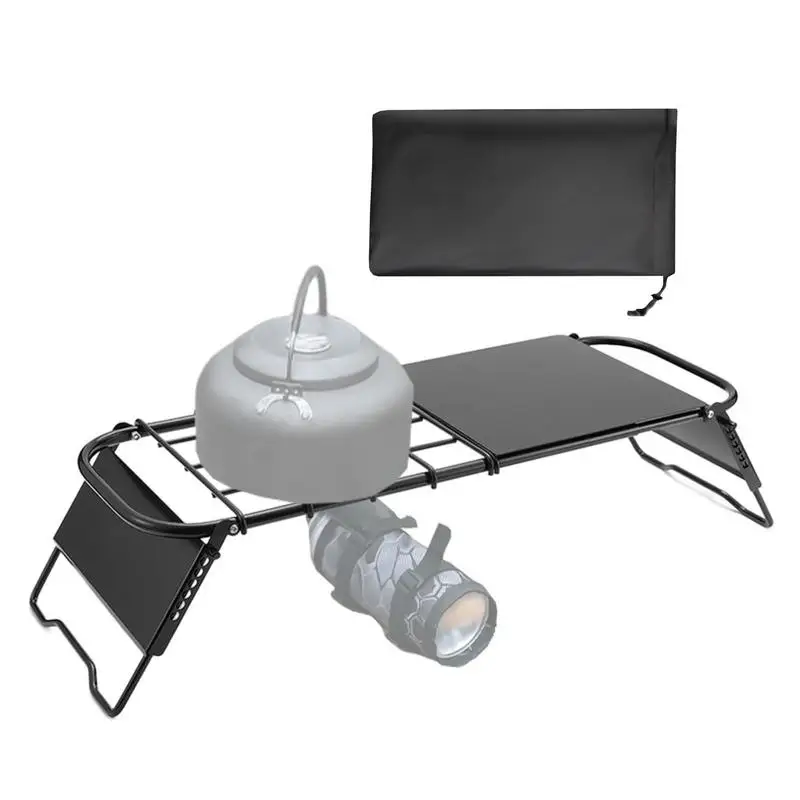 

Складной кухонный гриль, регулируемая подставка для приготовления пищи, складной металлический чайный столик с регулируемой высотой, Уличное оборудование для приготовления пищи